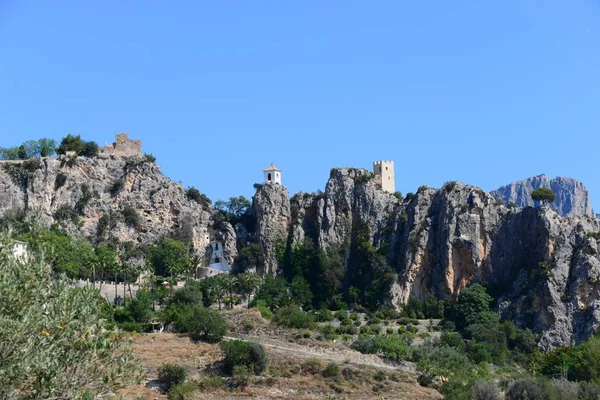 Die Burgruine Von Guadalest Costa Blanca Spanien — Stockfoto