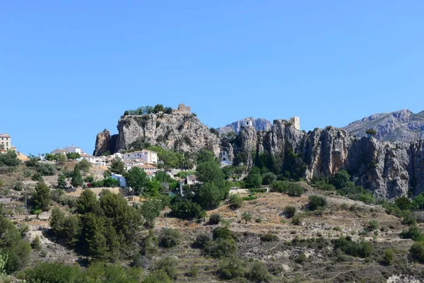 Die Burgruine Guadalest Costa Blanca Espagne — Photo