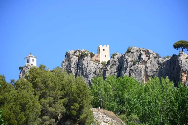Die Burgruine Von Guadalest Costa Blanca Spanien — Stockfoto