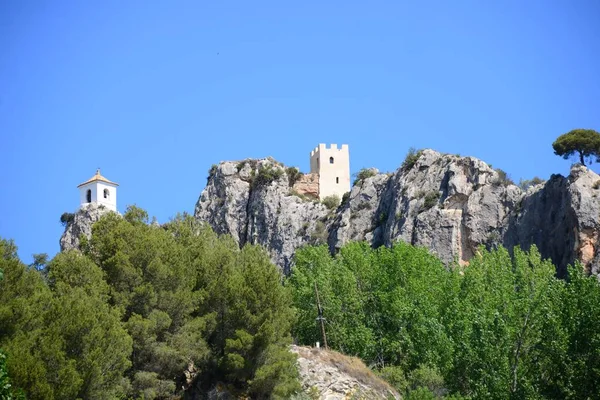 Die Burgruine Guadalest Costa Blanca Spain — Stock Photo, Image