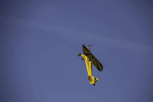 Samolot Sportowy Niebie — Zdjęcie stockowe