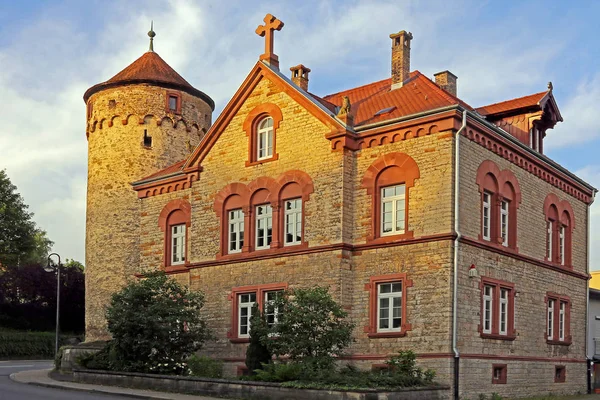Torre Histórica Cidade Osterburken — Fotografia de Stock