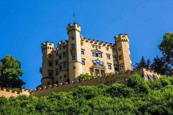 Hohenschwangau Κάστρο Στις Άλπεις — Φωτογραφία Αρχείου