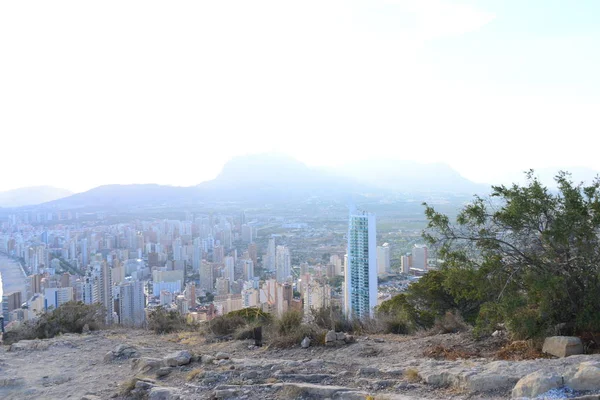 Hausfassaden Benidorm Spanien Costa Blanca — Stockfoto