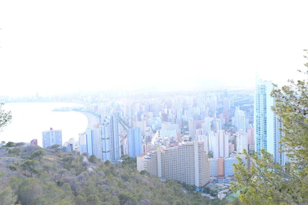 Fachadas Casa Benidorm Espanha Costa Blanca — Fotografia de Stock