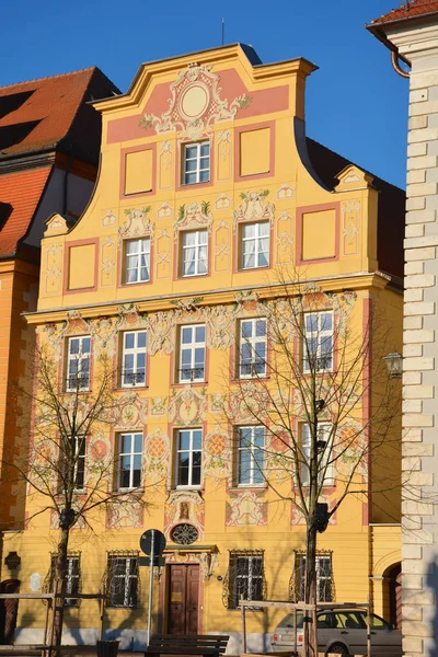 Patrizierhaus Der Altstadt Von Neuburg Der Donau — Stockfoto
