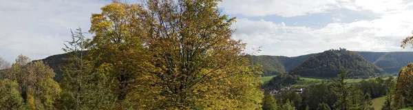 Χορτάρι Wanderung Στο Swabian Alb Μεταξύ Degingen Και Κακό Ditzenbach — Φωτογραφία Αρχείου