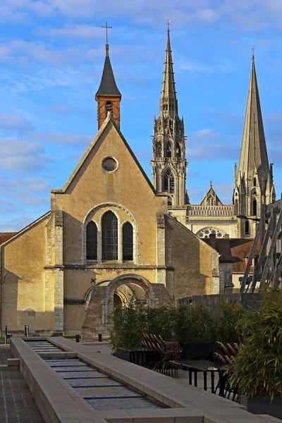 Visto Desde Sainte Foy Boulevard Maurice Viollette Chartres — Foto de Stock