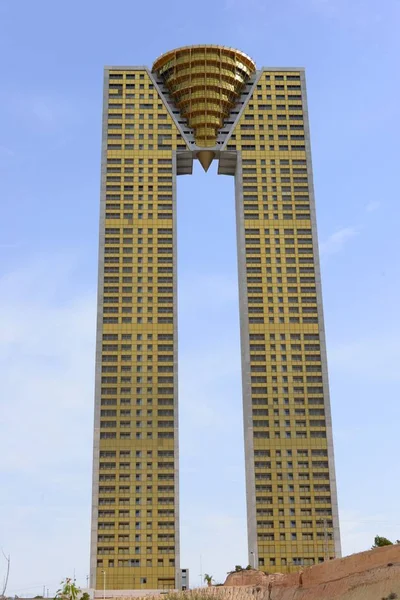 Scenic Urban View Modern Skyscrapers Facade — Stock Photo, Image