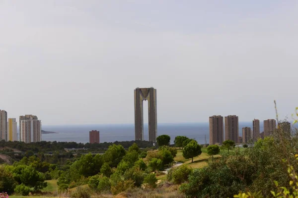 Wolkenkratzer Benidorm Costa Blanca España —  Fotos de Stock