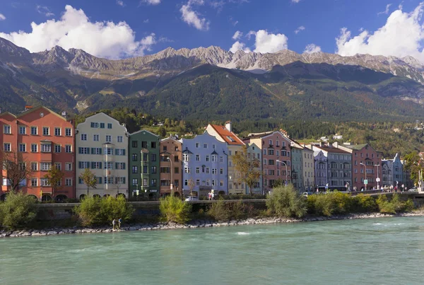Alpejskie Miasto Innsbruck — Zdjęcie stockowe
