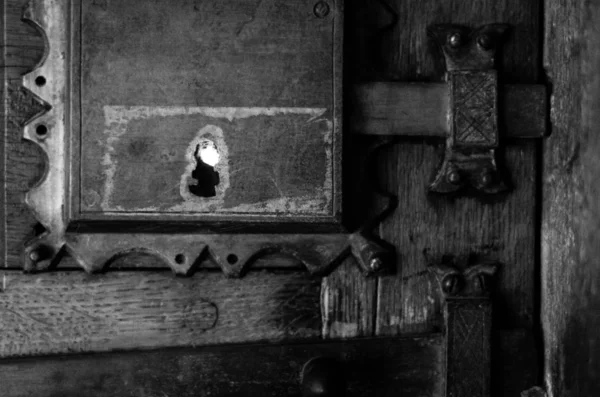 Eine Verschlossene Tür Vor Dem Licht — Stockfoto