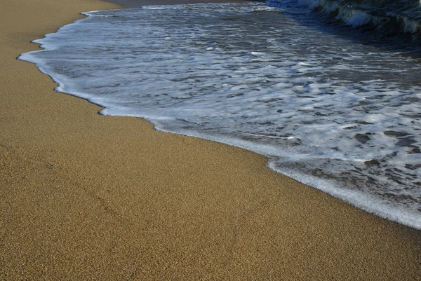 Onda Branca Areia Praia — Fotografia de Stock