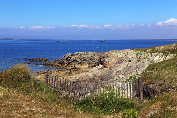 Kustlandschap Van Cote Sauvage Bij Portivy — Stockfoto