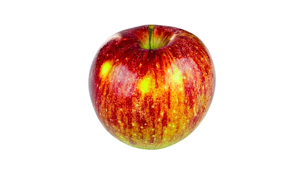 Red Fuji Apple Cutout White Background — Stock Photo, Image