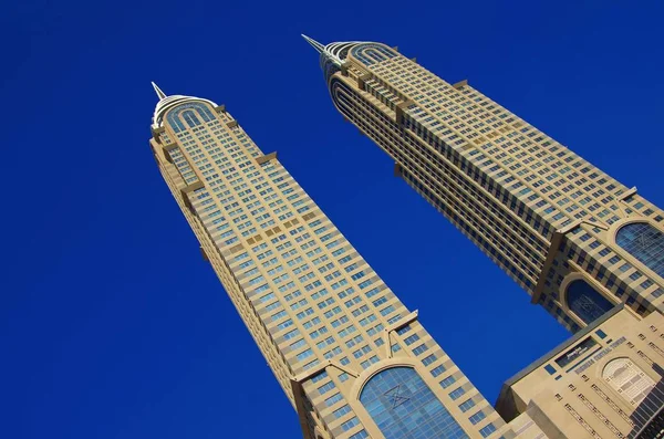Будівля Хрислер Нова Юрка Вежі Аль Казім Ділові Центральні Вежі — стокове фото