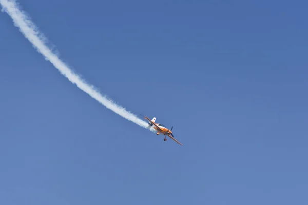 Aerobatika Letecká Přehlídka Obloze — Stock fotografie