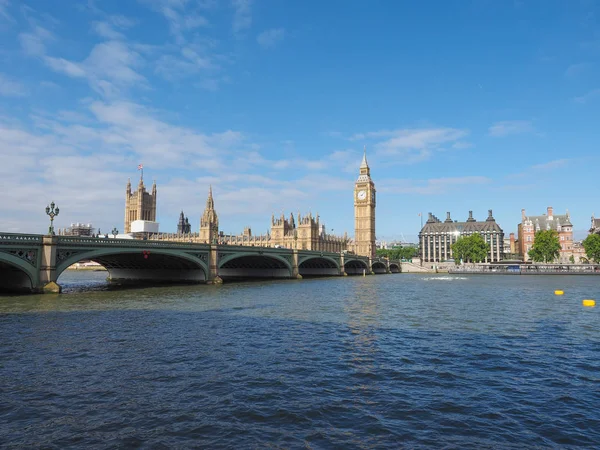 Parlamento Binaları Namı Diğer Londra Daki Westminster Sarayı — Stok fotoğraf