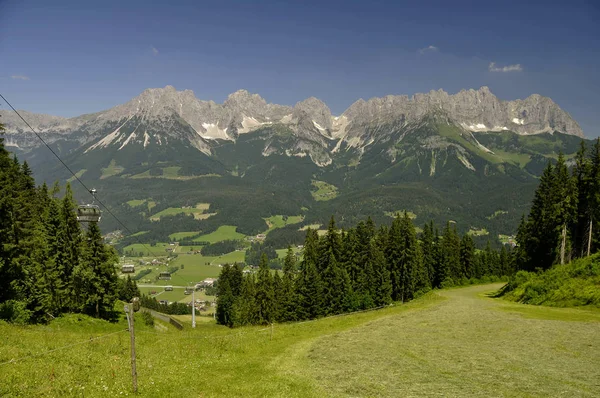 Malebný Pohled Majestátní Krajinu Alp — Stock fotografie