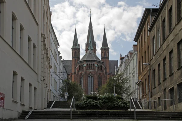 Pavlův Kostel Schwerinu — Stock fotografie