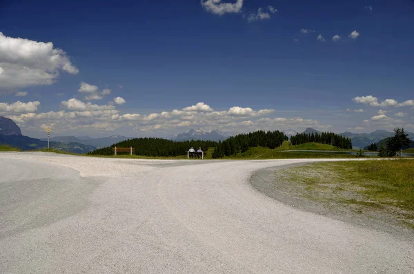 Vista Panorâmica Bela Paisagem Alpes — Fotografia de Stock