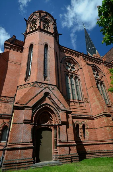 Luther Kilisesi Berlin Deki Amerikan Kilisesi 2015 Baharında — Stok fotoğraf