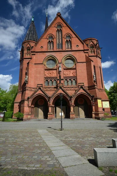 Luther Kilisesi Berlin Deki Amerikan Kilisesi 2015 Baharında — Stok fotoğraf