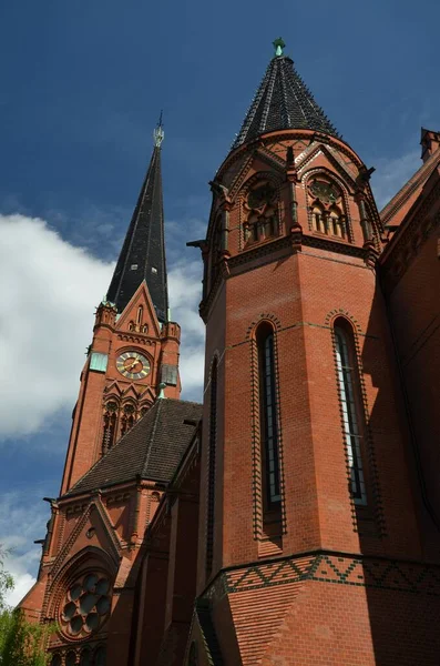 Lutherkirche Amerikanische Kirche Berlin Frühjahr 2015 — Stockfoto