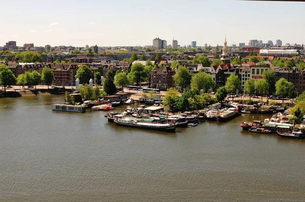 上から見たアムステルダムの景色は — ストック写真
