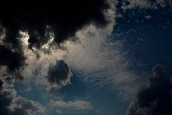 Vacker Molnig Himmel Bakgrund — Stockfoto