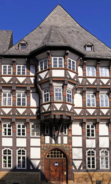 Historyczny Budynek Biblioteki Miejskiej Goslar — Zdjęcie stockowe