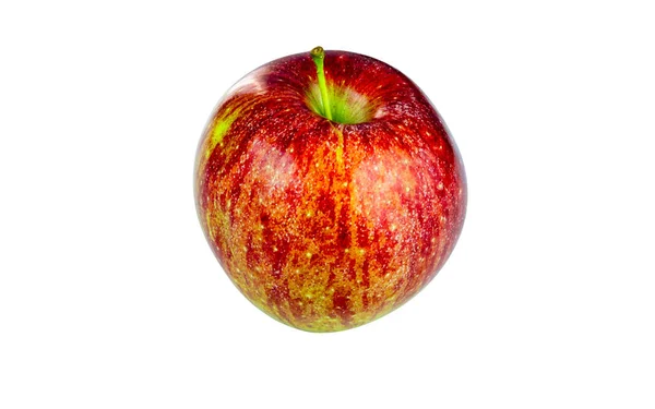 Red Fuji Apple Cutout White Background — Stock Photo, Image