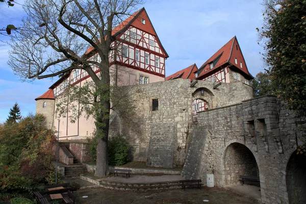 Burg Bodenstein Perto Worbis Distrito Eichsfeld Thuringia — Fotografia de Stock