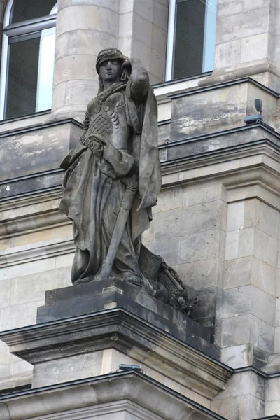 Рейхстаг Историческое Здание Берлине Германия — стоковое фото