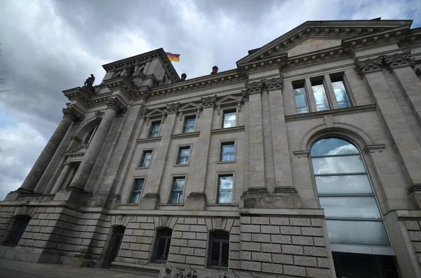 Reichstag Est Édifice Historique Situé Berlin Allemagne — Photo