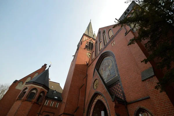 Auenkirche Berlin Wilmersdorf Primavera 2015 — Foto Stock