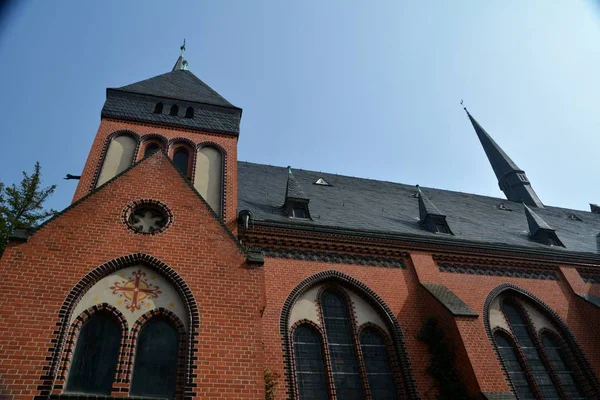 Auenkirche ベルリン ウィルマースドルフ2015年春 — ストック写真