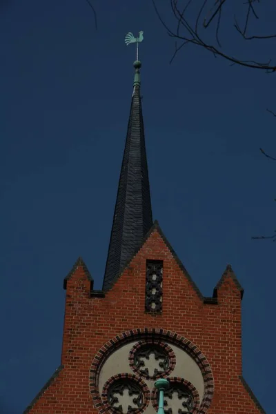 Auenkirche Berlin Wilmersdorf Frühling 2015 — Stockfoto