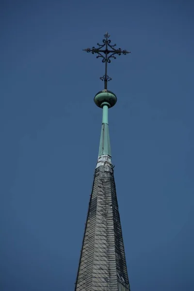 Auenkirche Berlin Wilmersdorf Våren 2015 — Stockfoto