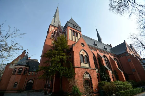 Auenkirche Berlin Wilmersdorf Primavera 2015 — Foto de Stock