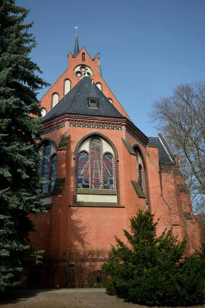 Auenkirche Berlin Wilmersdorf Primavera 2015 — Fotografia de Stock