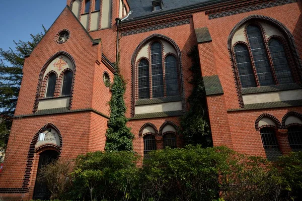 Auenkirche Berlin Wilmersdorf Våren 2015 — Stockfoto