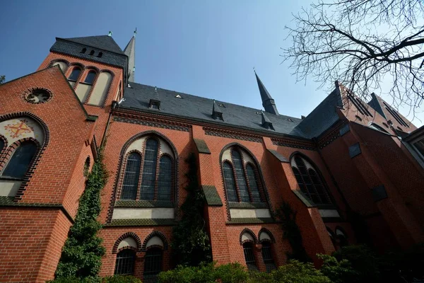 Auenkirche Berlin Wilmersdorf Våren 2015 — Stockfoto