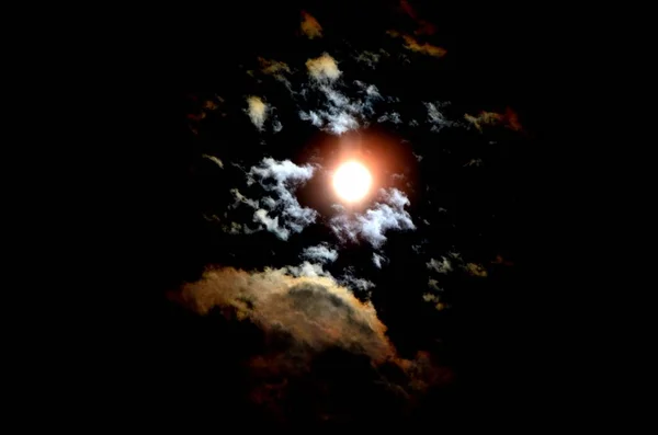 Slunce Mraky Obloze — Stock fotografie