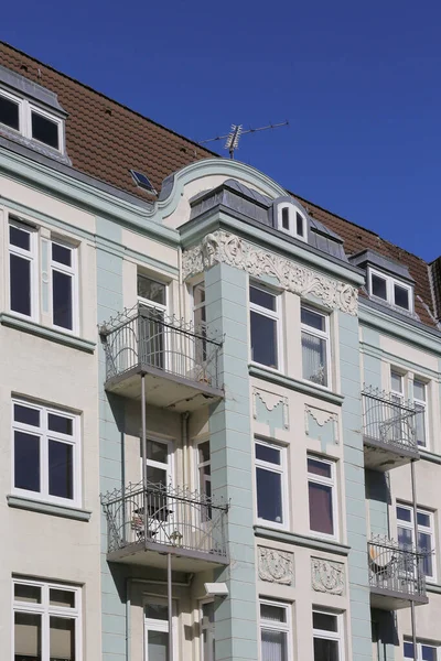 Casa Dal Periodo Art Nouveau Kiel Germania — Foto Stock