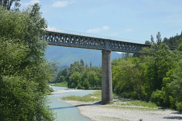 Ponte Ferroviario Sul Dromo — Foto Stock