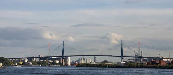 Vista Panoramica Dell Architettura Della Struttura Del Ponte — Foto Stock