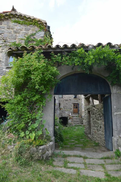 Antigua Casa Piedra Ardeche — Foto de Stock