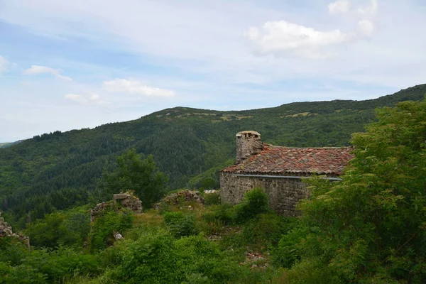 Anciennes Ruines Dans Ardeche — Photo