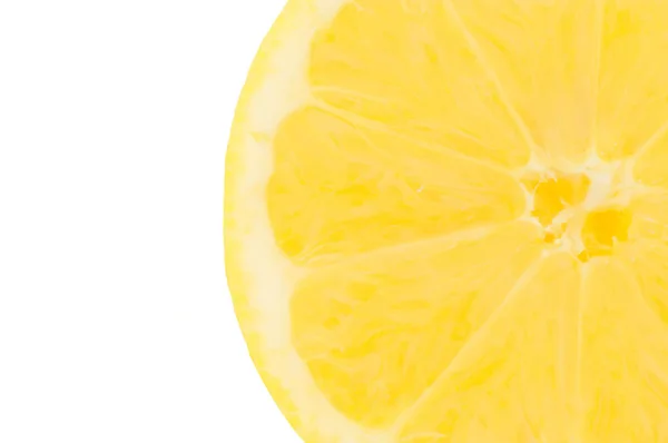 Beautiful Texture Lemon White Background — Stock Photo, Image